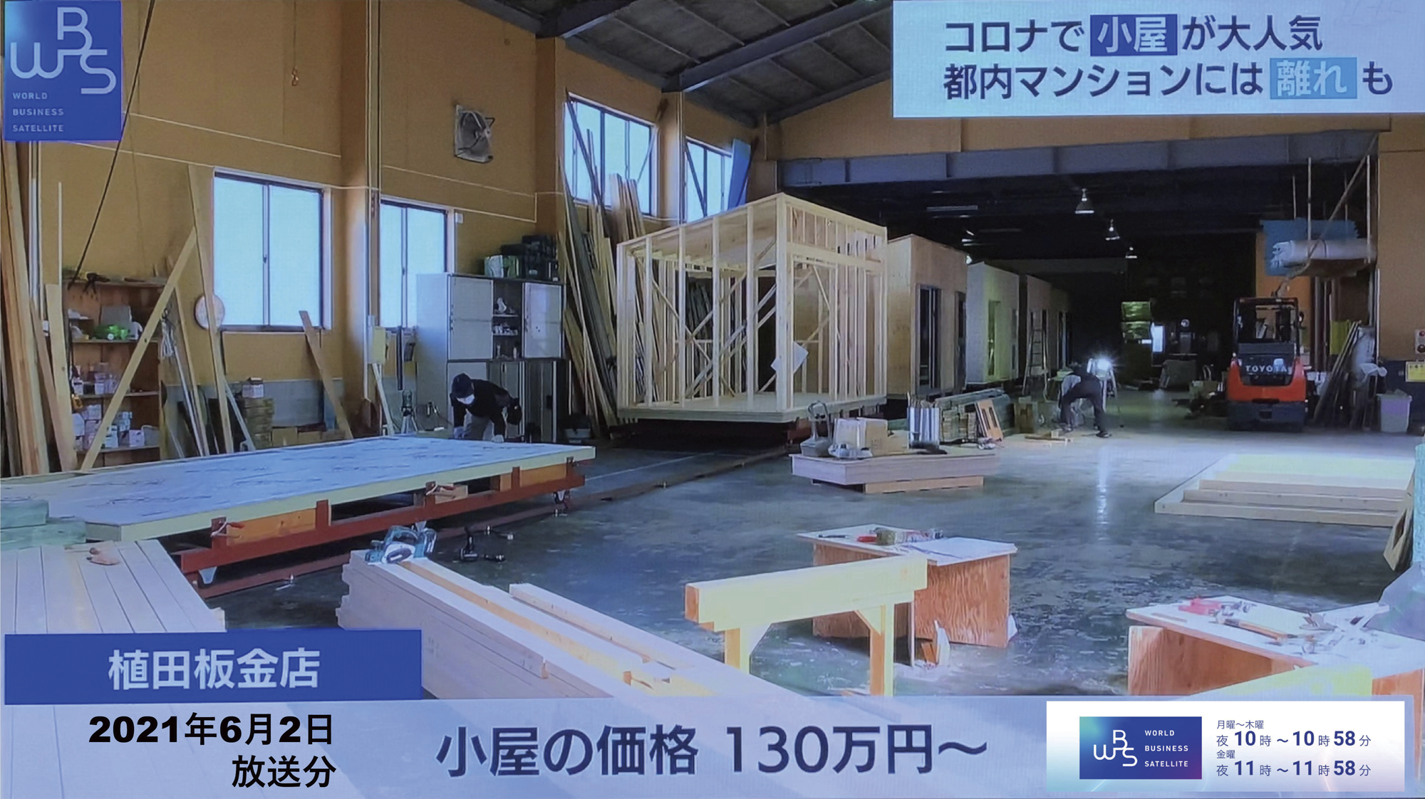 R3年6⽉2⽇ テレビ東京「WBSワールド ビジネスサテライト」