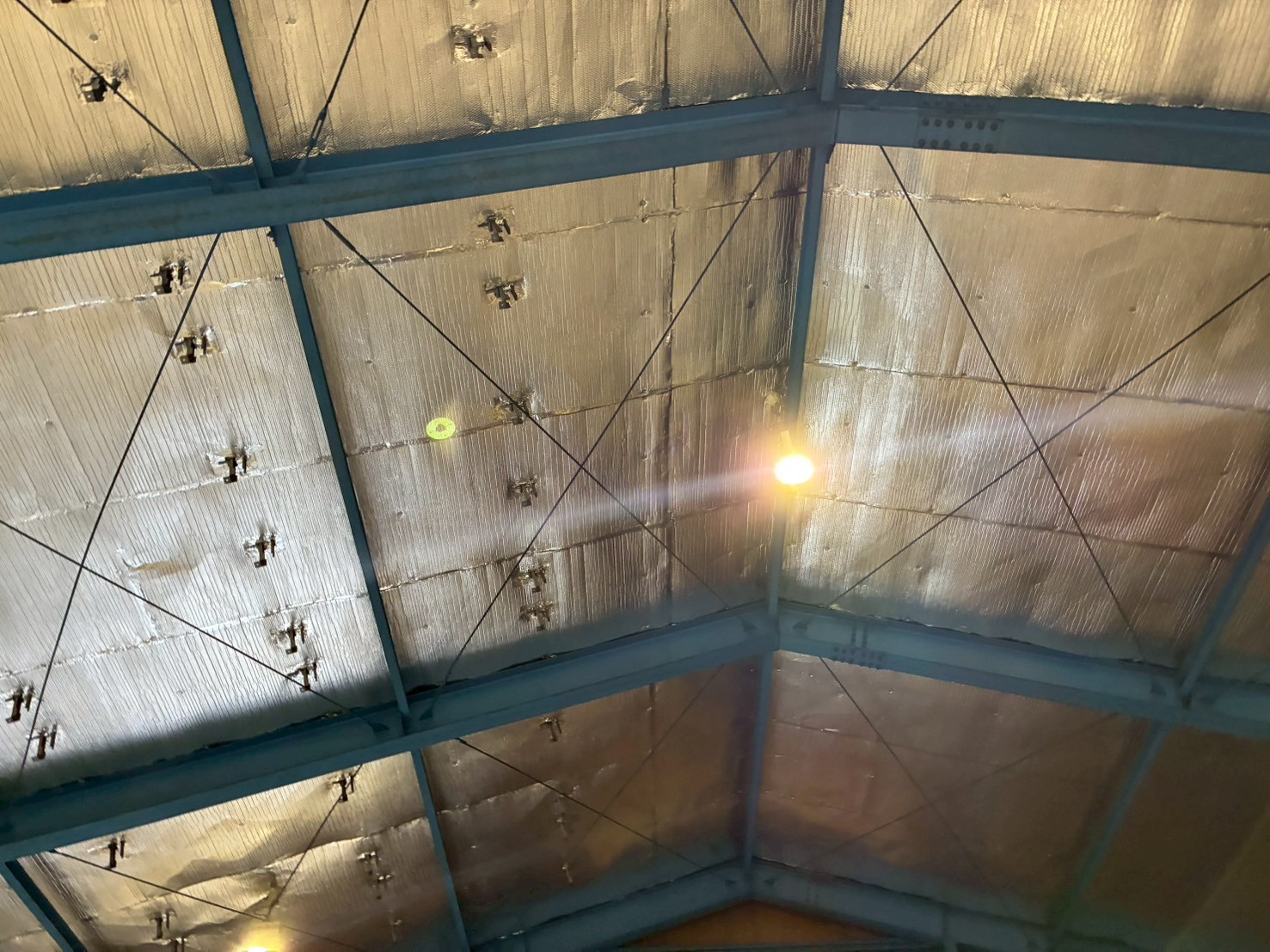 植田板金店　遮熱やさん　シャネリア室内張り