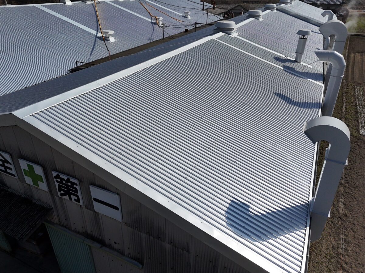 植田板金店　遮熱やさん　カバー工事