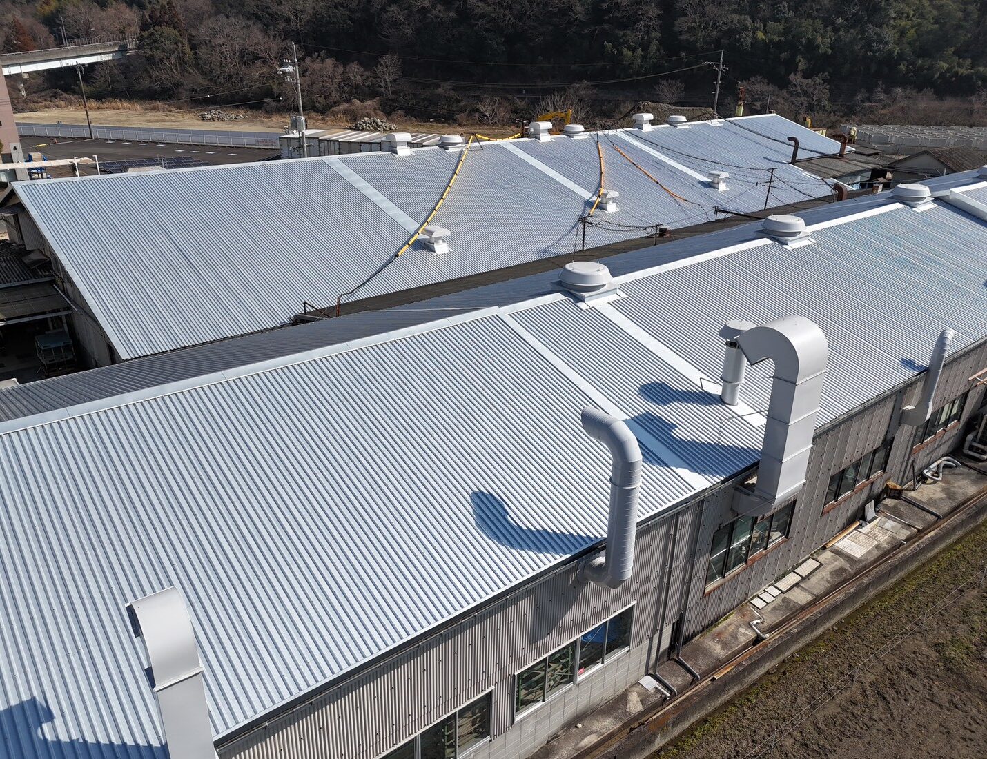 植田板金店　遮熱やさん　カバー工事