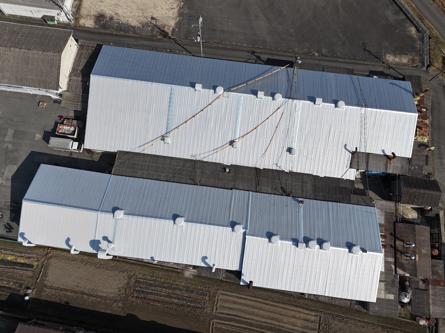 植田板金店　遮熱やさん　カバー工事