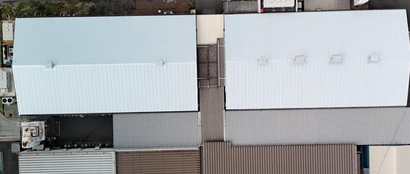 植田板金店　遮熱工事　シャネリアカバー