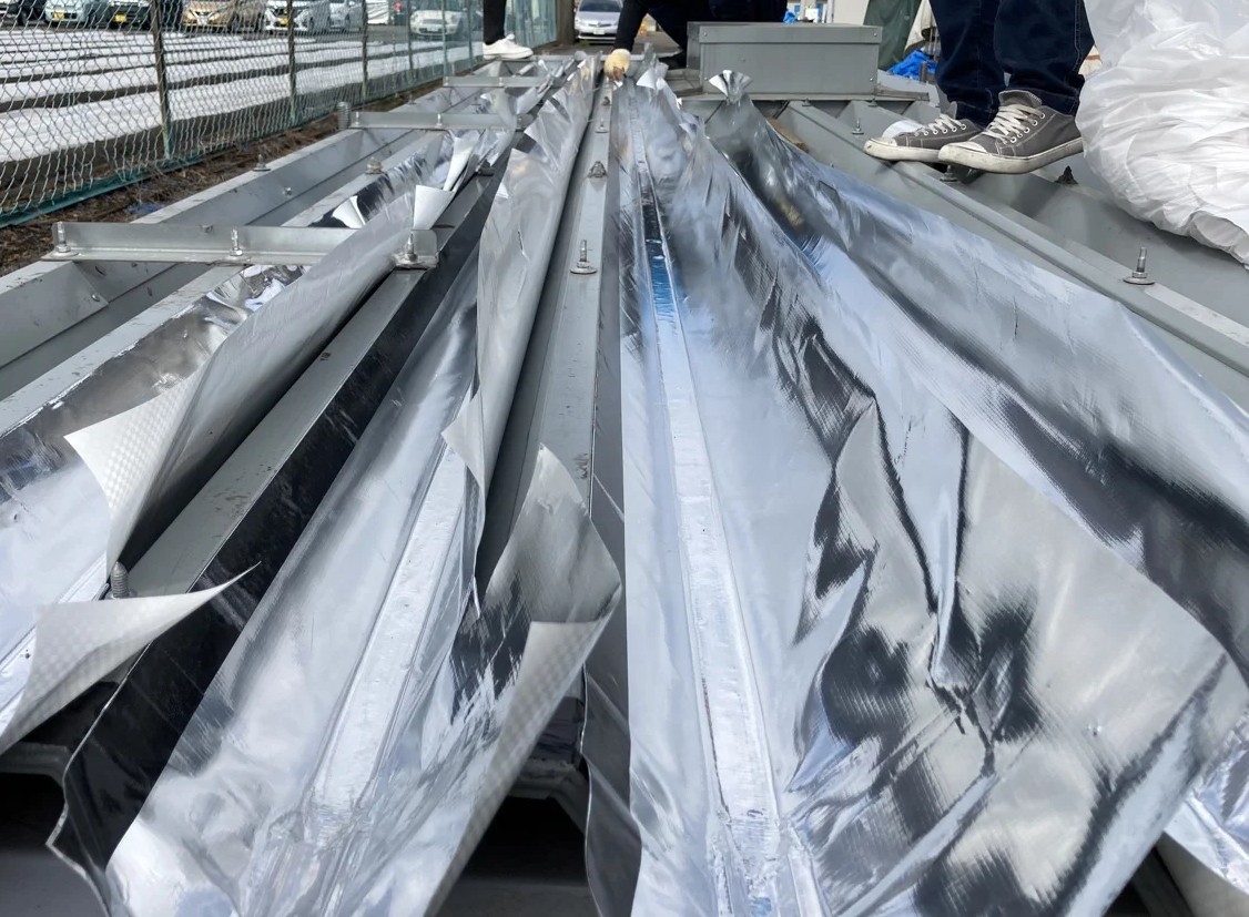 植田板金店遮熱やさん遮熱暑さ対策岡山倉敷スカイ工法