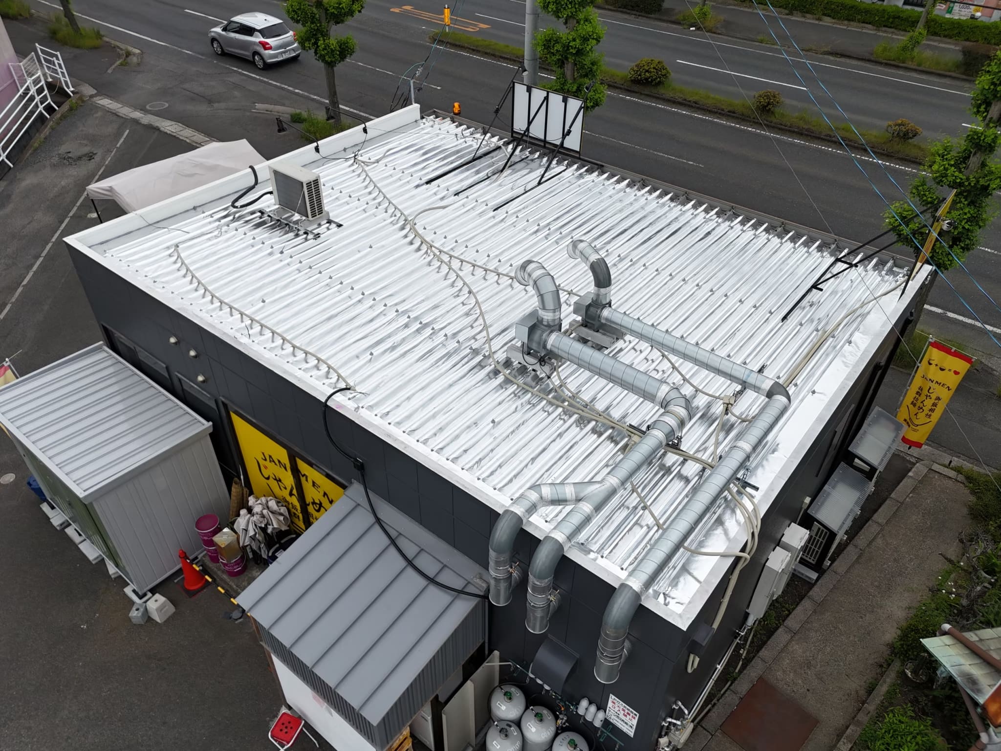 植田板金店　遮熱やさん遮熱暑さ対策スカイ工法