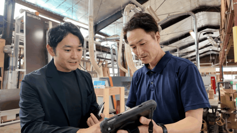 営業担当と難波様